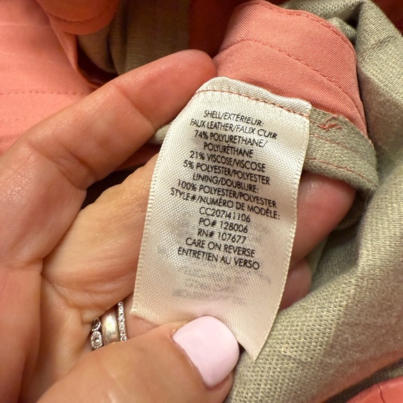 Alice + Olivia Coral Croc-Embossed Wide Leg Pants - Picture 6 of 9